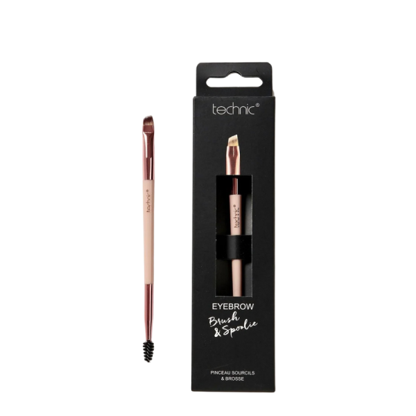 BROW MASTER – PINCEAU SOURCILS BISEAUTÉ & Goupillon