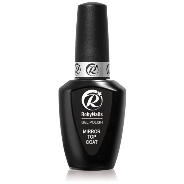 Gel Polish Effet Miroir Top Coat - 8 ml