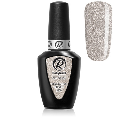 makeupshow-semipermanent-209-Mega-Glitter-Silver-Gel-Polish